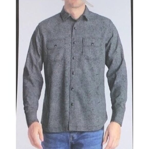 NEW Grayers Men's M Cold Weather Rated Button Up Shirt Jacket Gray - Picture 1 of 8